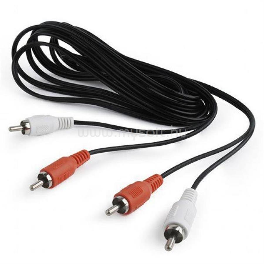 GEMBIRD CCA-2R2R-6 RCA stereo audio cable 1.8m