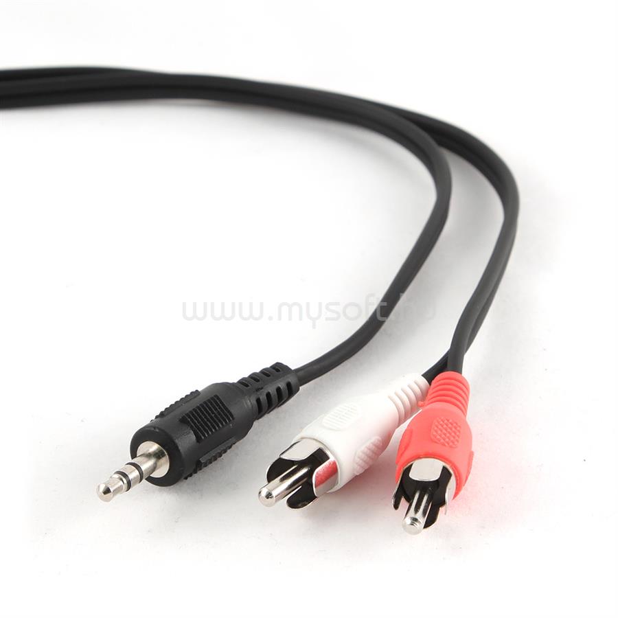 GEMBIRD CCA-458-5M audio cable JACK 3.5mm M / 2x RCA CINCH M 5M