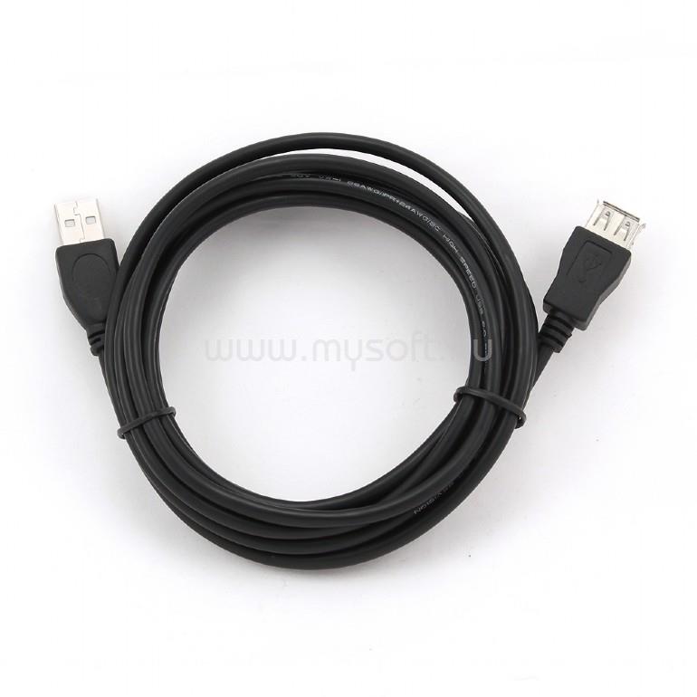 GEMBIRD CCF-USB2-AMAF-10 USB 2.0 Type-A kábelhosszabbító fermit maggal 3m