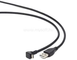 GEMBIRD CCP-MUSB2-AMBM90-6 micro USB cable 2.0 AM-MBM5P 1.8M angled 90 black CCP-MUSB2-AMBM90-6 small