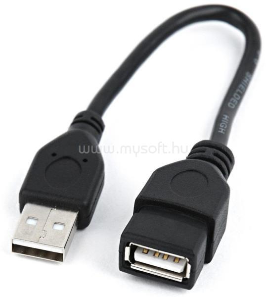 GEMBIRD CCP-USB2-AMAF-0.15M USB 2.0 A Male - A Female socket 0.15M cable black