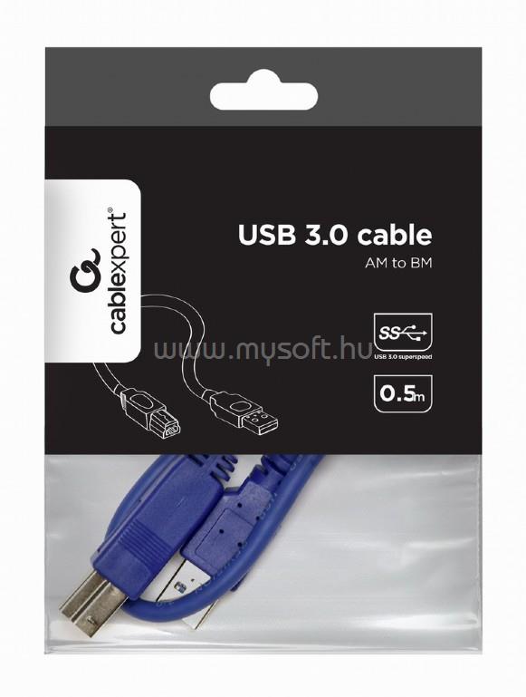 GEMBIRD CCP-USB3-AMBM-0.5M USB 3.0 Type-B kábel 0.5m