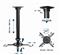 GEMBIRD CM-B-01 Adjustable ceiling mount for projector/beamer Black CM-B-01 small