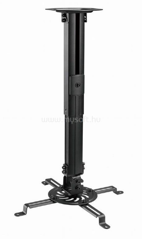 GEMBIRD CM-B-01 Adjustable ceiling mount for projector/beamer Black