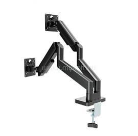GEMBIRD Desk mounted adjustable double monitor arm 17"-32" Black MA-DA2-06 small