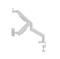 GEMBIRD Desk mounted adjustable double monitor arm 17