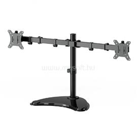 GEMBIRD Dual monitor desk stand 13"-32" Black MS-D2ST-02 small