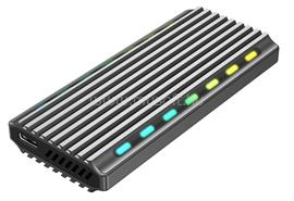 GEMBIRD EE2280-U3C-03 M.2 NVMe RGB drive USB3.1 enclosure Black EE2280-U3C-03 small