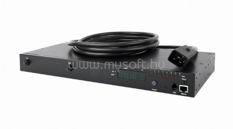 GEMBIRD EG-PDU-007 Per-outlet-metering Power Distribution Unit Black