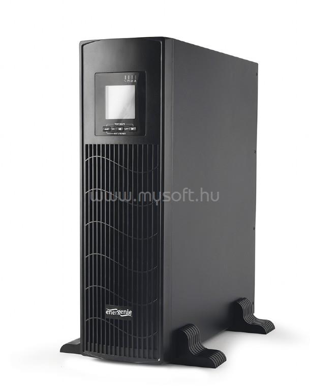 GEMBIRD EG-UPSRACK-13 UPS Energenie RACK 19 3.4U 3000VA Pure Sine 6xIEC C13 1xSchuko 230V LCD szünetmentes tápegység