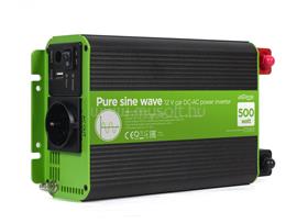 GEMBIRD Energenie 12V Pure sine Wave Car DC-AC Power Inverter 500W EG-PWC-PS500-01 small