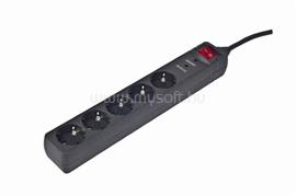 GEMBIRD ENERGENIE SPG5-C-10 Surge protector 5 sockets Schuko 3m black SPG5-C-10 small