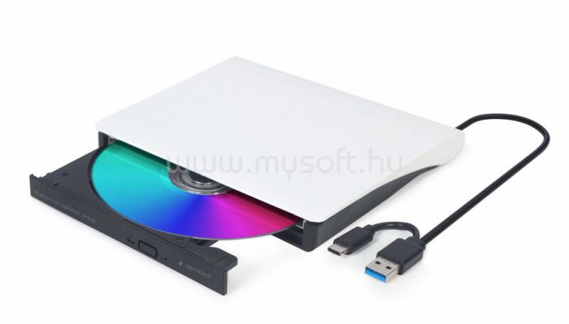 GEMBIRD External USB DVD drive USB 3.1 black-white