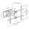 GEMBIRD Full-motion TV wall mount 37