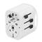 GEMBIRD Grounded universal travel power adapter 15W White TPA-EU2A1C15-01-W small