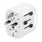 GEMBIRD Grounded universal travel power adapter 15W White TPA-EU2A1C15-01-W small