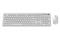 GEMBIRD KBS-WPS-01 Slim Pro Business Wireless Keyboard Combo White US KBS-WPS-01-W small