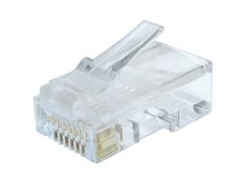 GEMBIRD LC-8P8C-002/10 LAN modular plug 8P8C for solid CAT6 LAN cable 30U 10pcs LC-8P8C-002/10 small