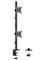 GEMBIRD MA-D2-02 Adjustable 2-display vertical desk mount 17
