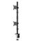 GEMBIRD MA-D2-02 Adjustable 2-display vertical desk mount 17