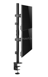 GEMBIRD MA-D2-02 Adjustable 2-display vertical desk mount 17