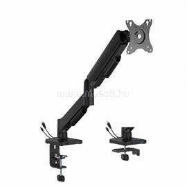 GEMBIRD MA-DA1U-01 Adjustable desk display mounting arm with USB ports 17"-32" Black MA-DA1U-01 small