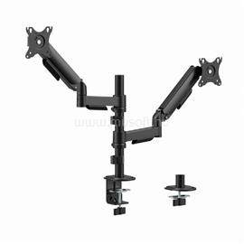 GEMBIRD MA-DA2P-02 Adjustable desk 2-display mounting arm 17"-32" Black MA-DA2P-02 small