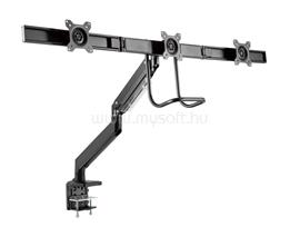 GEMBIRD MA-DA3-03 Desk mounted adjustable monitor arm for 3 monitors 17"-27" Black MA-DA3-03 small
