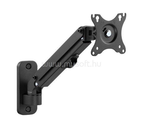GEMBIRD MA-WA1-01 Adjustable Wall Display Mounting Arm 27" Black