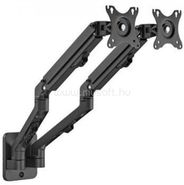 GEMBIRD MA-WA2-01 Adjustable wall 2-display mounting arm 17-27 up to 7 kg