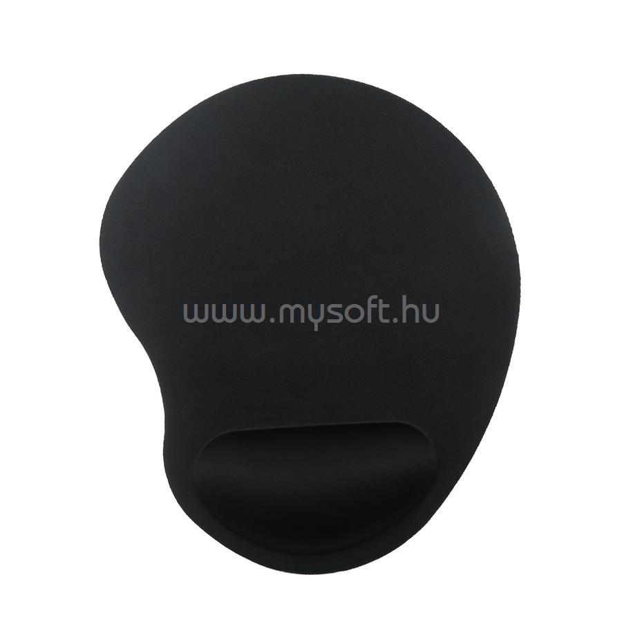 GEMBIRD MP-ERGO-01 mouse pad with soft wrist support (fekete)