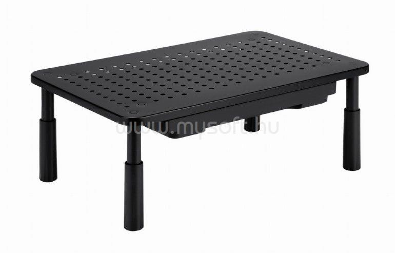 GEMBIRD MS-TABLE-D-01 Adjustable monitor stand with drawer