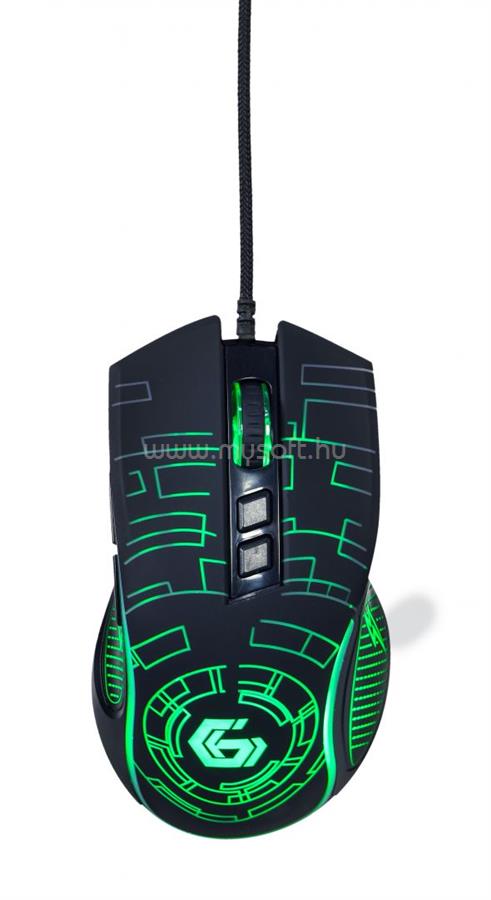 GEMBIRD MUSG-RGB-01 Gaming mouse Black