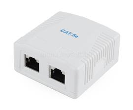 GEMBIRD NCAC-2F5E-01 CAT5E FTP 2-port surface mount box NCAC-2F5E-01 small