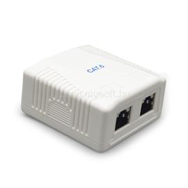 GEMBIRD NCAC-2F6-01 CAT6 FTP 2-port surface mount box NCAC-2F6-01 small