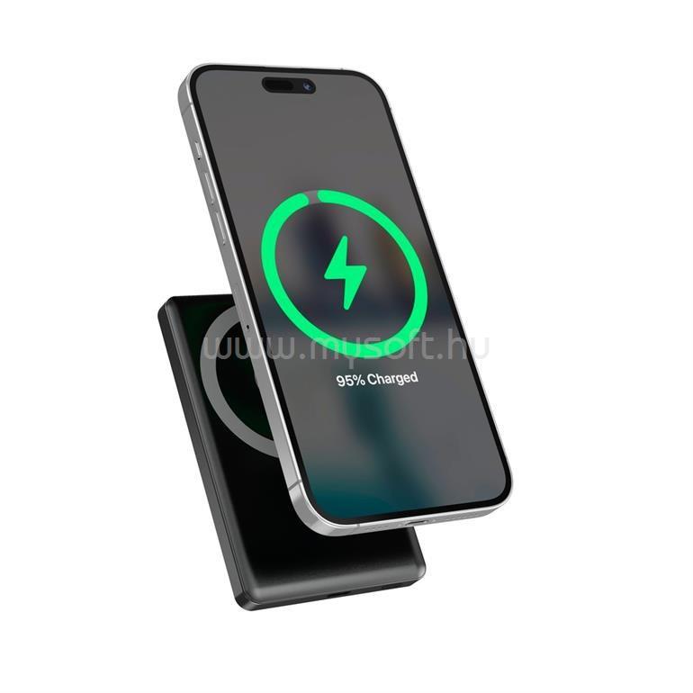 GEMBIRD PB10-WPC15M-LCD-01 10000mAh Wireless PowerBank Black