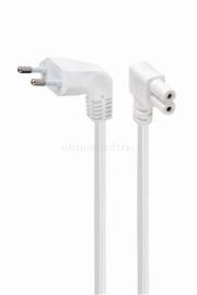 GEMBIRD PC-184L Power cord (C7) with angled connectors 2,5m White PC-184L-VDE-2.5M-W small