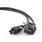 GEMBIRD PC-186-ML12-0.5M Power cord (C5) VDE approved 0,5m Black PC-186-ML12-0.5M small