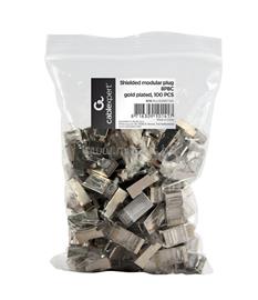 GEMBIRD PLUG5SP/100 shielded LAN modular plug 30u gold plated solid and stranded PLUG5SP/100 small