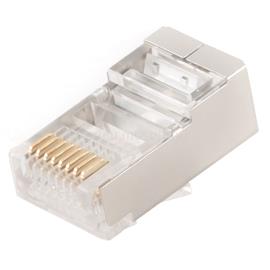 GEMBIRD PLUG6SP/10 shielded modular LAN plug 30u set of 10 pcs solid and stranded PLUG6SP/10 small