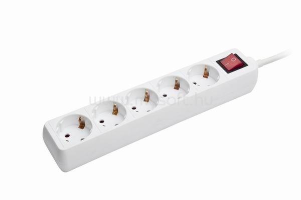 GEMBIRD Power Cube surge protector 5 sockets 1,8m White