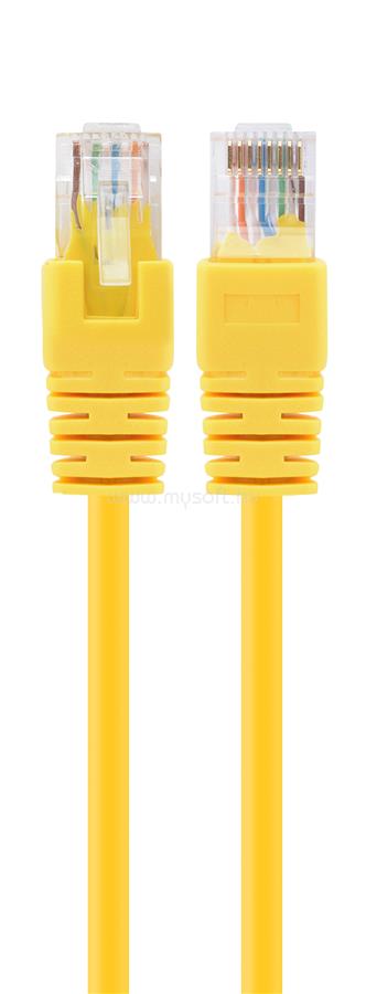GEMBIRD PP12-1M/Y patch cord RJ45 cat.5e UTP 1m yellow