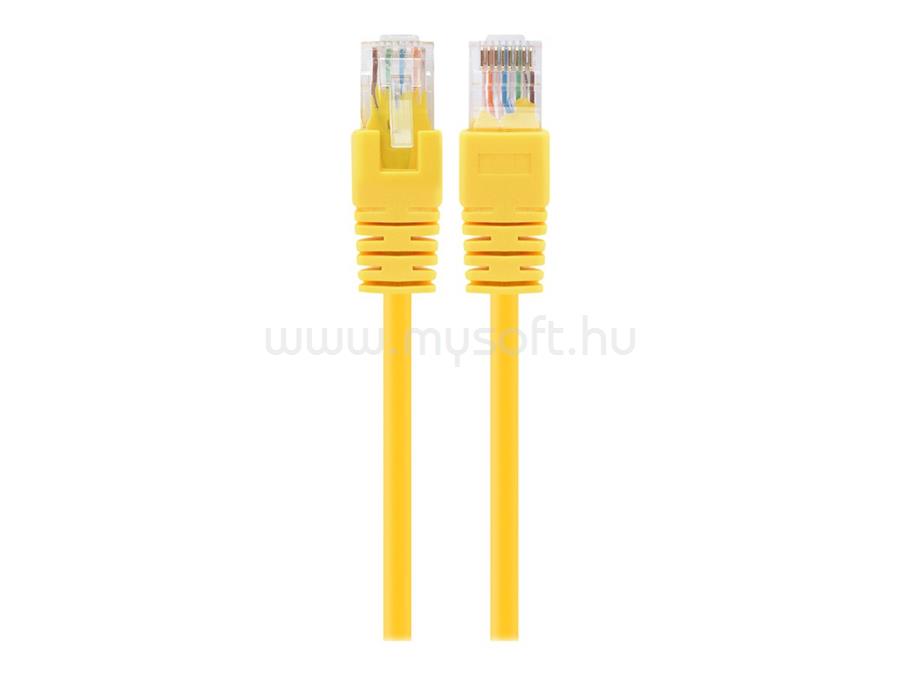 GEMBIRD PP12-3M/Y RJ45 cat.5e UTP patchkábel 3m (sárga)