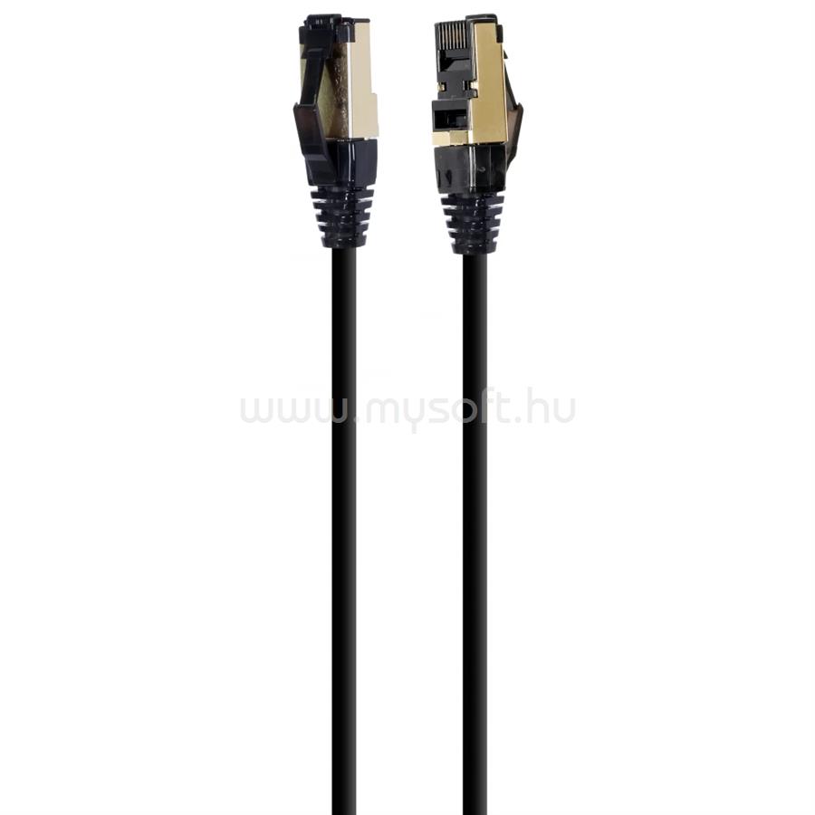GEMBIRD PP8-LSZHCU-BK-10M S/FTP Cat. 8 LSZH patch cord black 10m