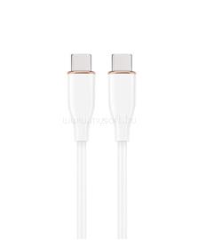 GEMBIRD Premium silicon Type-C Power Delivery (PD) charging & data cable 1,5m White CC-USB2S-CMCM-1.5M-W small