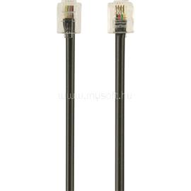 GEMBIRD RJ11 -> RJ11 M/M telefon kábel 2m fekete TC6P4CR-2M small