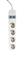 GEMBIRD Smart power strip with USB charger 4 sockets White TSL-PS-S4U-01-W small
