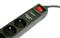 GEMBIRD SPF5-C-5 Túlfeszültségvédő Kapcsolóval 5DIN 1,5m Black SPF5-C-5 small