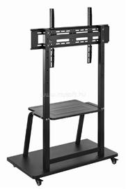 GEMBIRD TVS-100F-01 TV floor stand with caster wheels 37"-100" Black TVS-100F-01 small