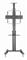 GEMBIRD TVS-70T-02 Aluminum TV floor stand with caster wheels 37